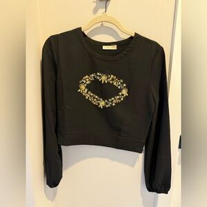 Top Size S with gold decoration